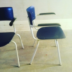 Vintage Gispen buisframestoelen nr 15